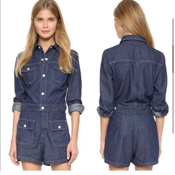 Alexa Chung for AG Denim Romper - Picture 2 of 6
